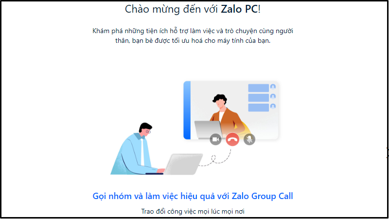 Bắt đầu sử dụng Zalo PC