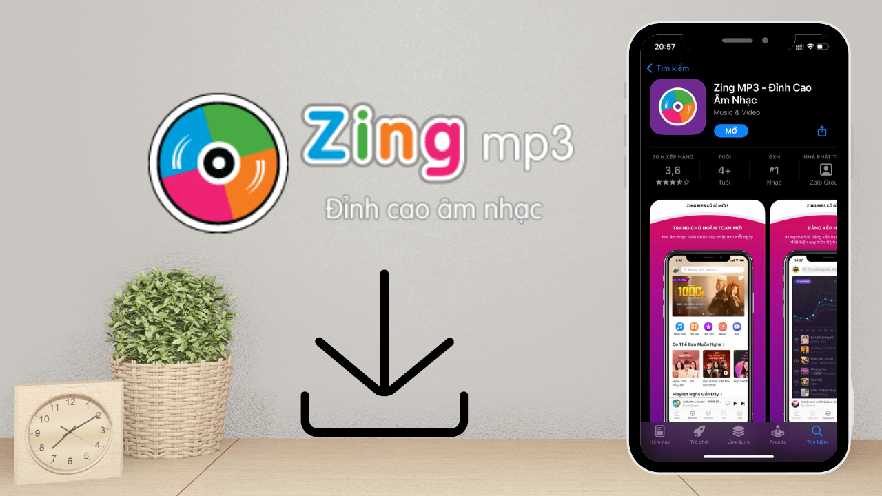 Sử dụng tính năng tìm và chia sẻ bài hát từ Zing MP3 với ký tự @ trên Zalo